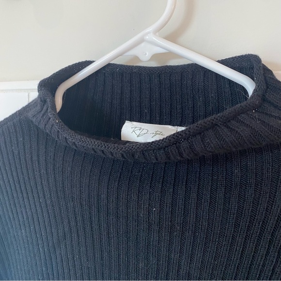 RD Style women’s knit blend ribbed midi long sleeve sweater dress size S/P - Picture 4 of 8